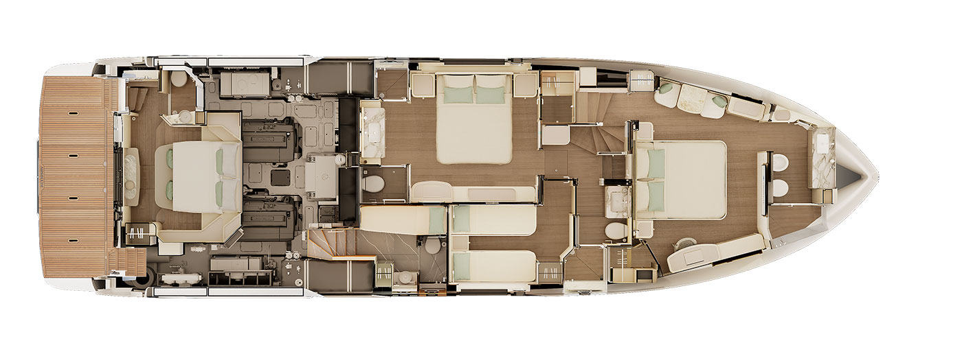 Lower deck