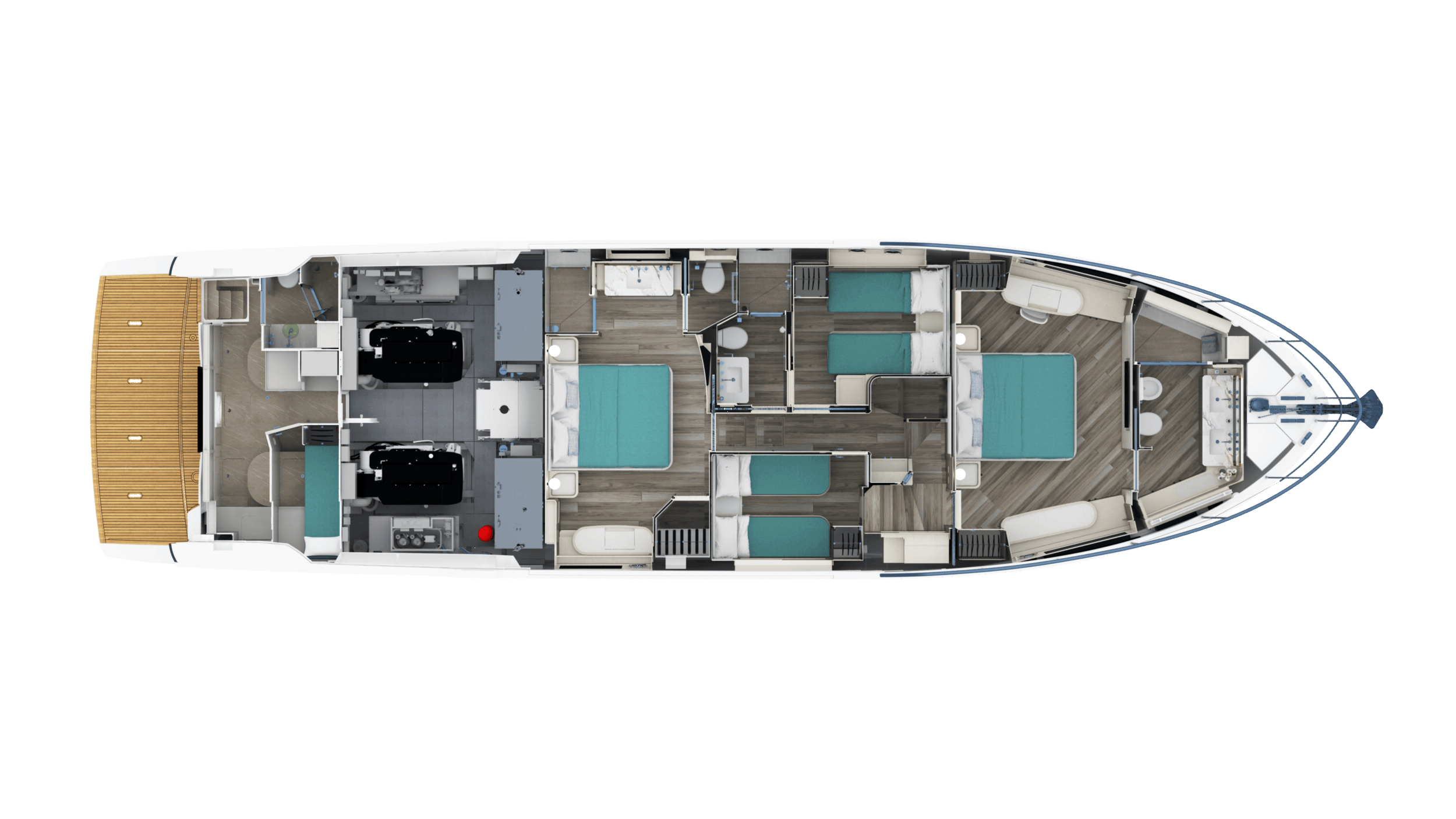 Lower deck