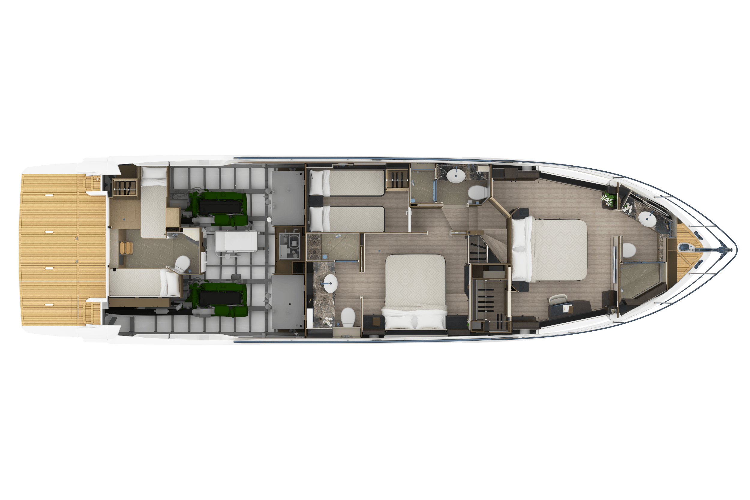 Lower deck