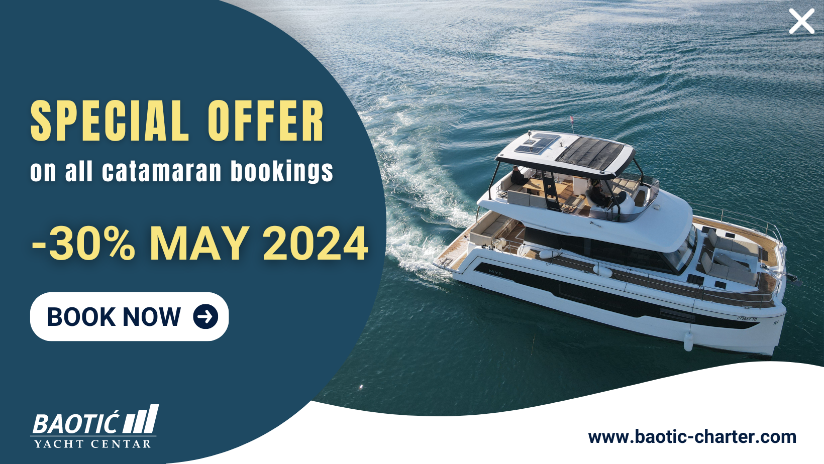 Catamaran booking